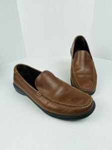 Cole Haan Mens Air Size 13 Brown Casual Loafer Shoe Leather Worn One 1 Time EUC